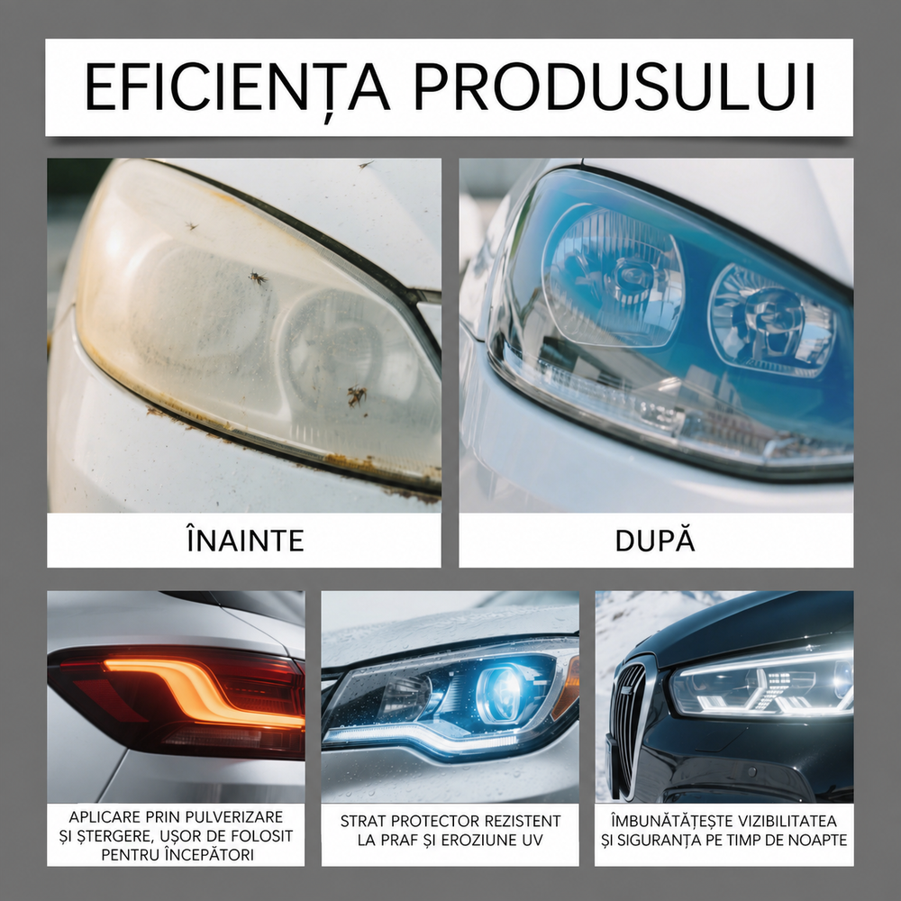 LensPro™ – Kit pentru Restaurarea Farurilor
